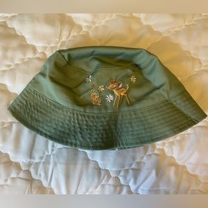 NWT Disney Bambi Thumper & Bambi Floral Youth Reversible Bucket Hat
